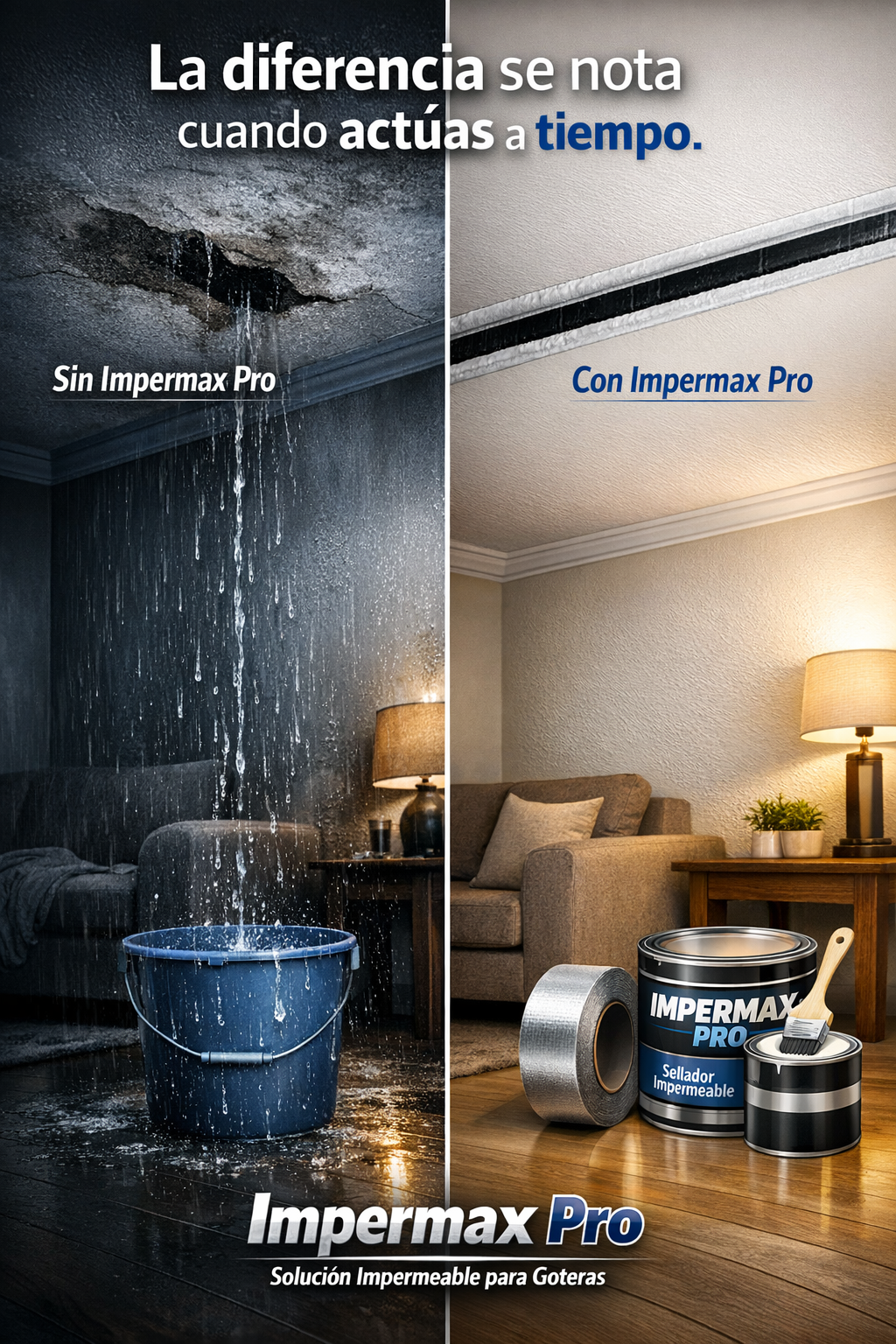 Impermax Pro | Tapa goteras en 10 minutos