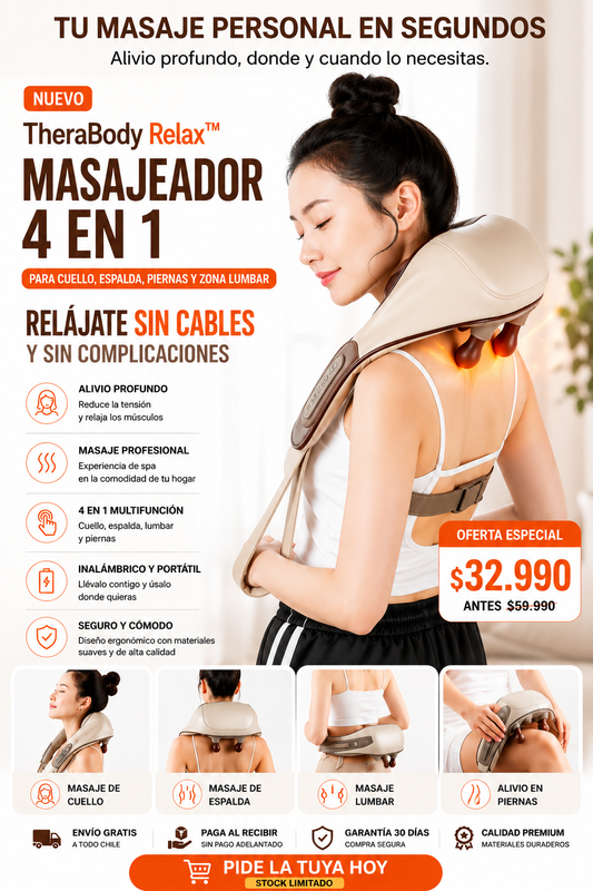 TheraBody Relax™ | Masajeador 4 en 1
