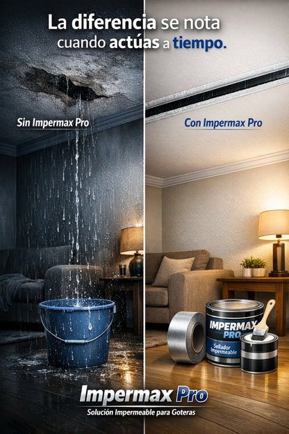 Impermax Pro | Tapa goteras en 10 minutos