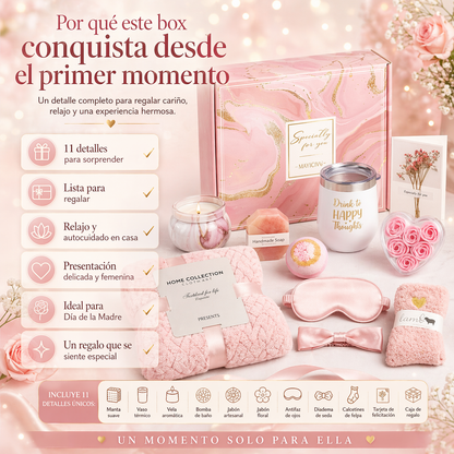 Box Spa de Regalo para Mujer | Set de 11 Piezas para Sorprender