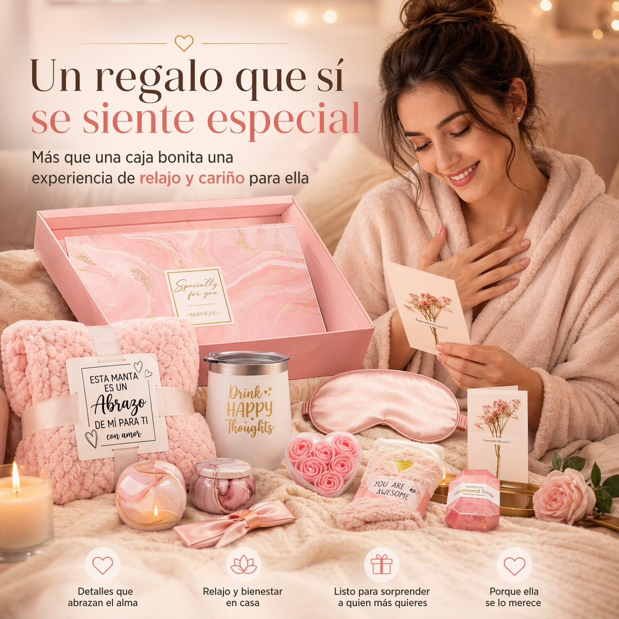 Box Spa de Regalo para Mujer | Set de 11 Piezas para Sorprender