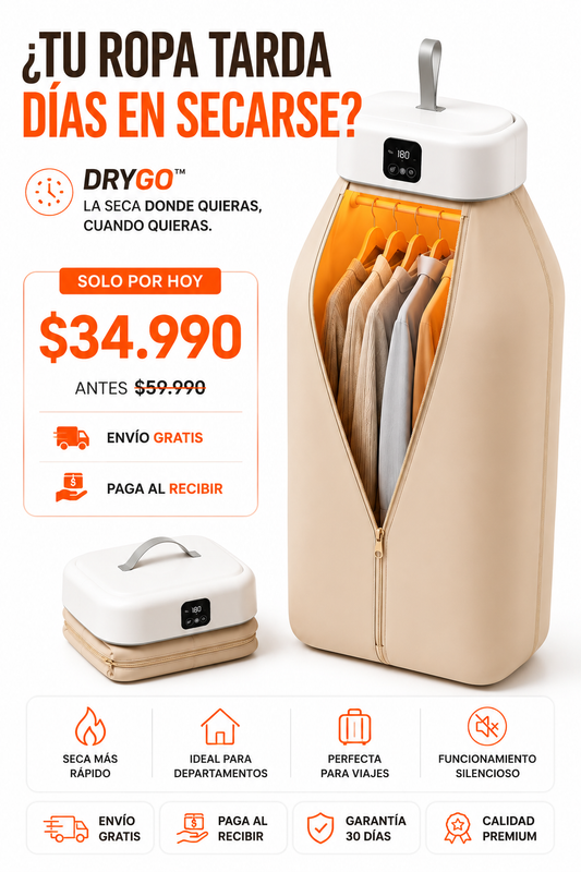 DryGo™ Secadora Portátil